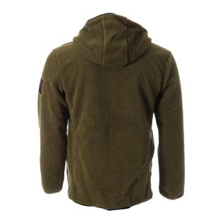 Polaire Zippé Kaki Homme Geographical Norway Tenergie vue 2