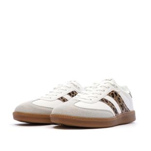 Baskets Blanc/léopard Femme Teddy Smith Zapato Blanco vue 0