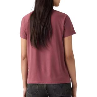 Camiseta burdeos para mujer Levi's Perfect 1 ver 0