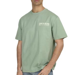 T-Shirt Vert Homme Only & Sons Kazbah pas cher