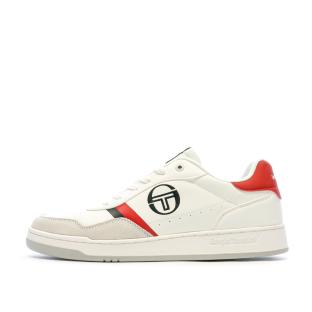Baskets Blanche/Rouge Homme Sergio Tacchini Roma pas cher