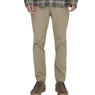Pantalon Beige Homme Only & Sons Free Regular pas cher
