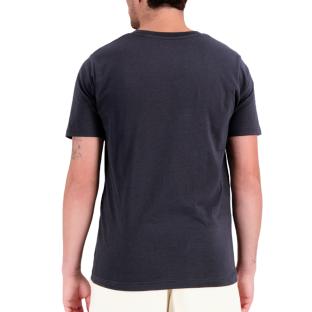 T-shirt Noir/Jaune Homme New Balance Sport Stacked vue 0