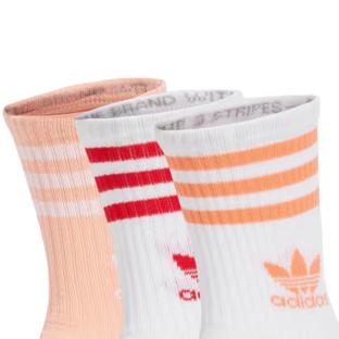 X3 Paires de Chaussettes Rose/Blanc Mixte Adidas Crew Sock vue 0