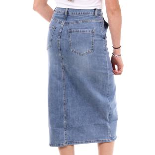 Jupe en Jean Bleu Femme Monday Premium MEB vue 2
