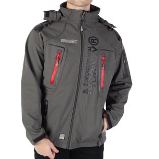 Blouson Gris Homme Geographical Norway Techno Dark pas cher