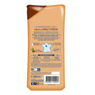 Shampoing L'huile d'argan 2 en 1 Dop Cheveux très sec ou frisés 400ml vue 0
