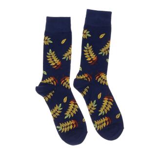 Chaussettes Bleu Mixte Stella Green Feuille pas cher