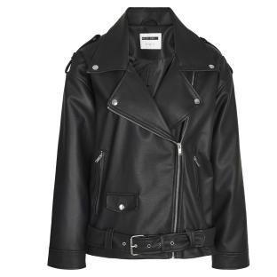 Perfecto Noir Femme Noisy May Paulina Oversize Biker Curve vue 0
