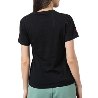 T-shirt Noir Femme Converse Bemy2k vue 2