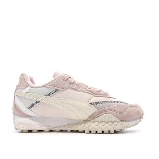 Baskets Roses/Blanches Femme Puma Blktop vue 2