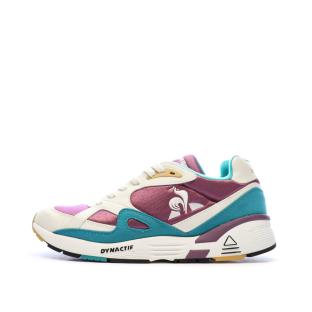 Baskets Violette/Turquoise Homme Le Coq Sportif Lcs R850 Mountain pas cher