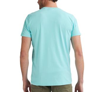 T-shirt Turquoise Homme Petrol Industries TSR002-9999 vue 2