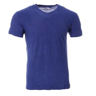 T-shirt Bleu Roi Homme Paname Brothers TANGO pas cher