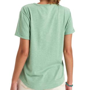 T-shirt Vert Femme Roxy Oceanwave vue 2