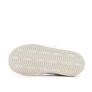 Baskets Blanches/Roses/Grises Fille Adidas Court 3.0 vue 5