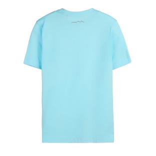T-shirt Bleu Garçon Teddy Smith Tim vue 0