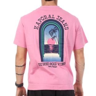 T-Shirt Rose Homme Kaporal TYGAE vue 0