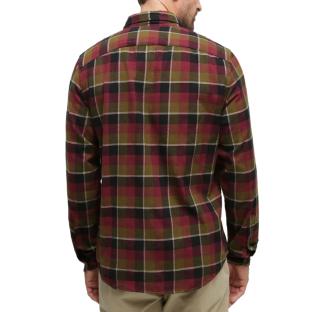 Chemise à Carreaux Bordeaux/Vert Homme Timberland Solucell Buffalo vue 0