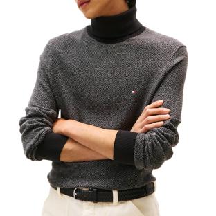 Pull Gris Chiné Homme Tommy Hilfiger Pima MW0MW40446 vue 0