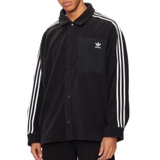 Veste Noire Homme Adidas Polar Shirt vue 0