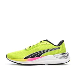 Chaussures de Running Vert Fluo Femme Puma Electrify Nitro 3 pas cher