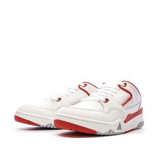 Baskets Blanches/Rouges Homme Le Coq Sportif Nineties vue 0