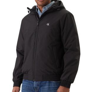 Veste Noir Homme Calvin Klein Jeans Hooded Ripstop vue 0