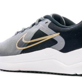 Chaussures de Running Gris/Doré Enfant Nike Downshifter 12 vue 7