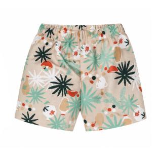 Short Tropical Beige/Vert Bébé P'tit Mome Paolo vue 0