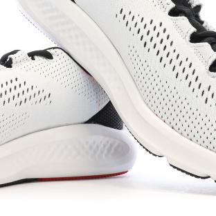 Chaussures de running Blanc/Noir/Rouge Homme Under Pursuit vue 7