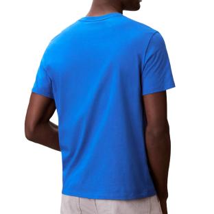 Blaues Herren-T-Shirt von Calvin Klein Jeans mit L4G-Emblem Ansicht 0