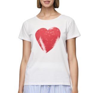 Pieces Nanna Camiseta blanca de mujer ver 0