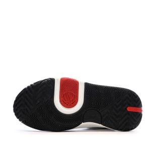 Chaussures de Basketball Blanches/Noires Garçon Nike Team Hustle D 11 vue 5