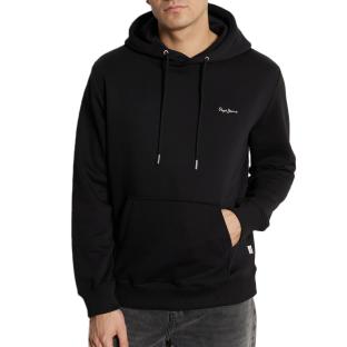 Sweat à Capuche Noir Homme Pepe jeans Hoodie vue 0