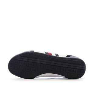 Baskets Blanches/Marines Homme Tommy Hilfiger Corporate Material vue 5
