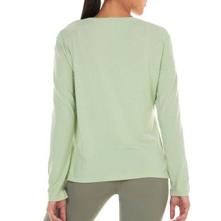 T-shirt Manches Longues Vert Femme Nike Ny vue 0