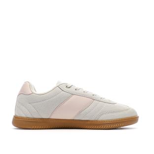 Baskets Gris/Rose Femme Kappa Mattea Suede vue 0