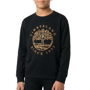Sudadera negra para niño Timberland T60319 ver 0