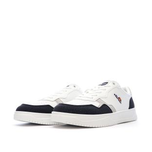 Baskets Blanches/Marines Homme Ellesse Pansit vue 6