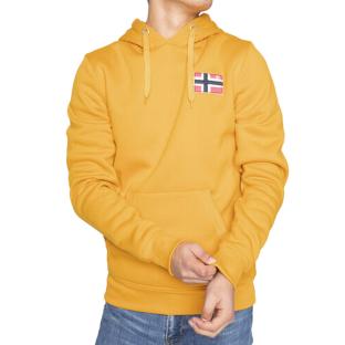Sweat Jaune Homme Geographical Norway Fondant pas cher