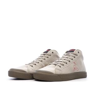 Baskets Beige Homme Le Coq Sportif Tennis Mid Vetra vue 6