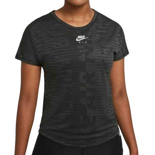 T-Shirt Noir Femme Nike Air Top SS pas cher
