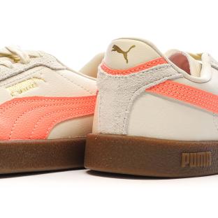 Baskets Beige/Orange Femme Puma Club Ii Era vue 7