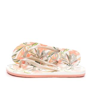 Tongs Orange Femme Roxy Tahiti Vii pas cher
