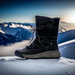 Bottes Après-Ski Noire Femme Relife Jobasky vue 8