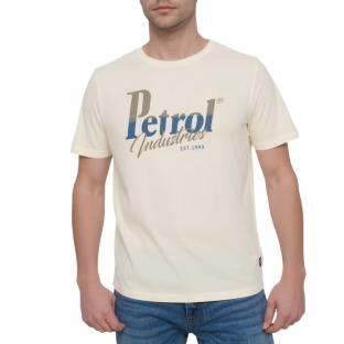 T-Shirt Beige Homme Petrol Industries Classic pas cher