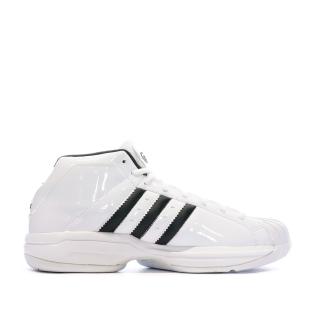 Chaussures de Basketball Blanches Homme Adidas Pro Model 2G vue 2