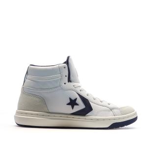 Baskets Blanc/Marine Homme Converse Pro Blaze V2 vue 2