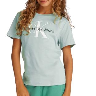 T-Shirt Bleu Fille Calvin Klein Jeans IU0IU00676 pas cher
